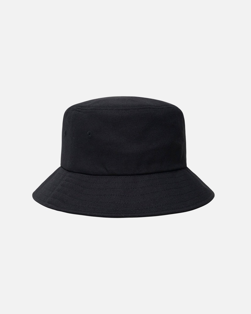 Bucket Hat Stüssy Bucket Hat Big Stock Noir | BM72-N1-TS