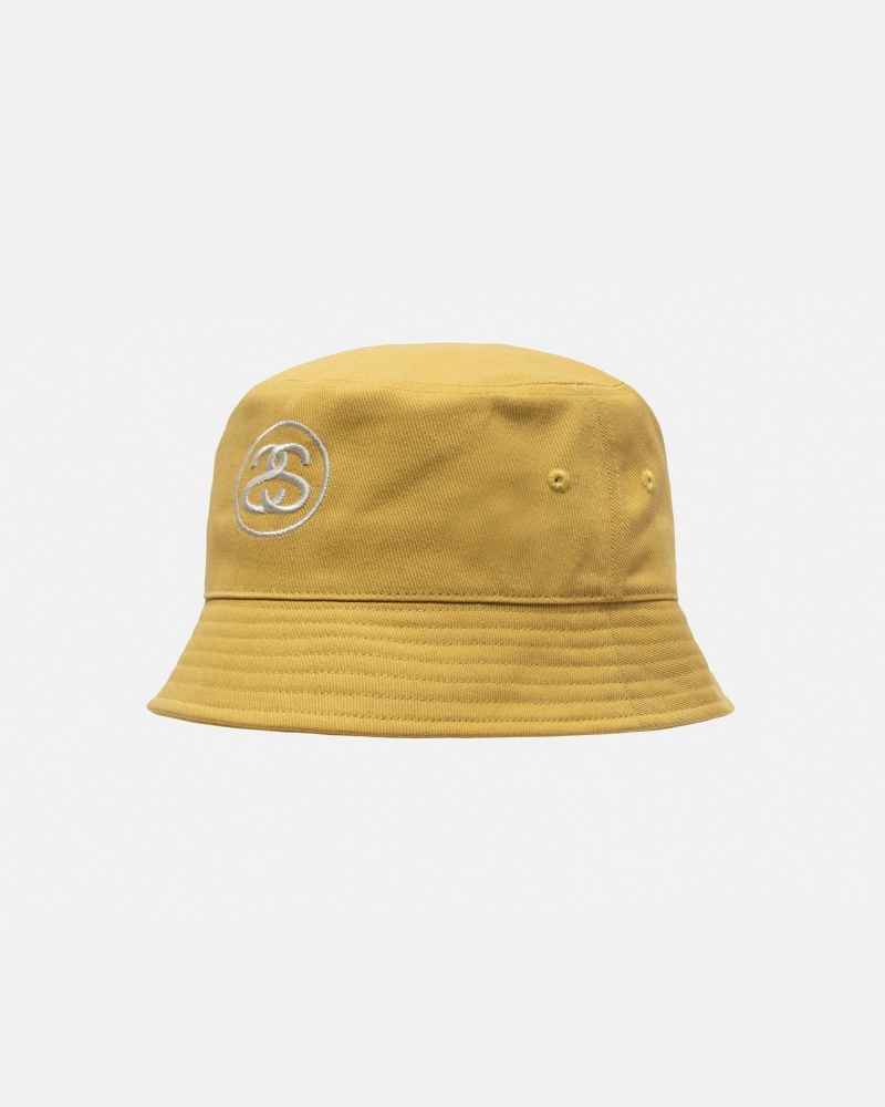 Bucket Hat Stüssy Deep Bucket Hat SS Link Doré | TT24-M6-SV