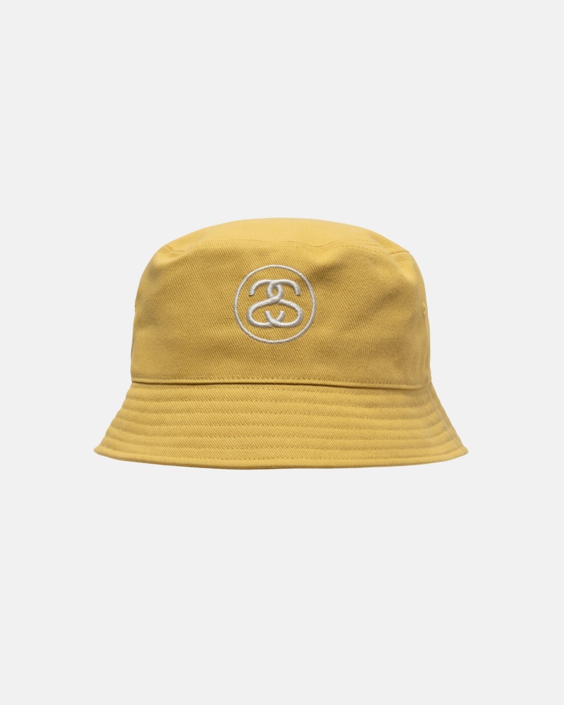 Bucket Hat Stüssy Deep Bucket Hat SS Link Doré | TT24-M6-SV