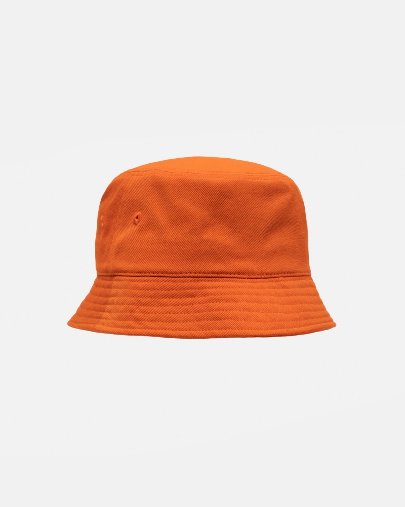 Bucket Hat Stüssy Deep Bucket Hat SS Link Orange | XQ81-O3-RK