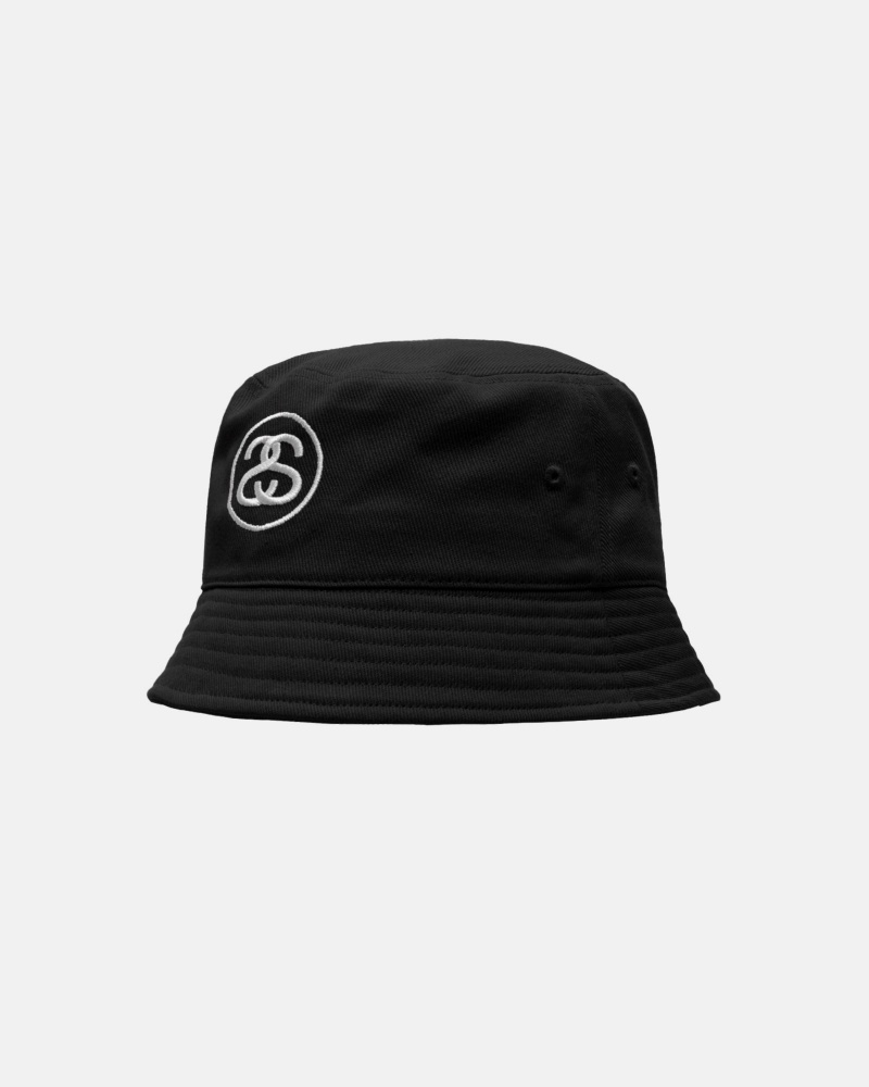 Bucket Hat Stüssy Deep Bucket Hat SS Link Noir | GY40-P1-LA