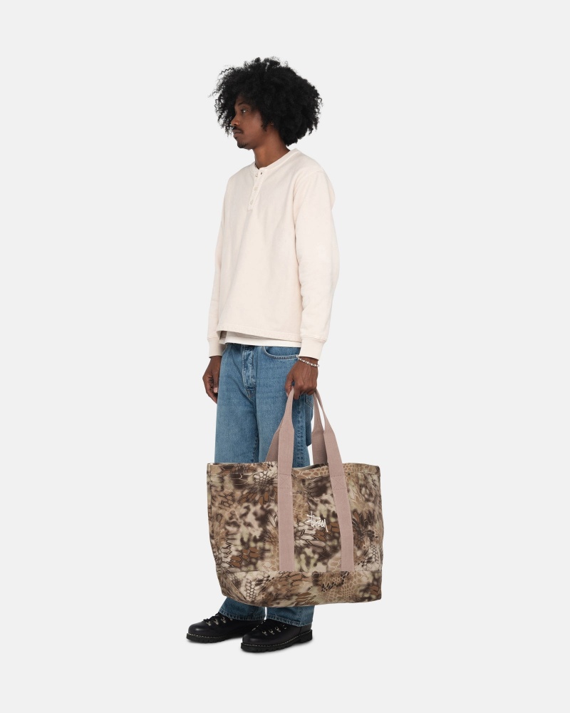 Cabas Stüssy Tela Extra Large Tote Bag Highlander | PX71-B8-GI