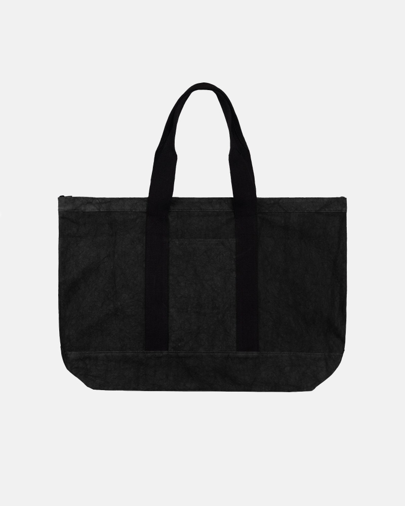 Cabas Stüssy Tela Extra Large Tote Bag Noir | QL46-T1-RZ