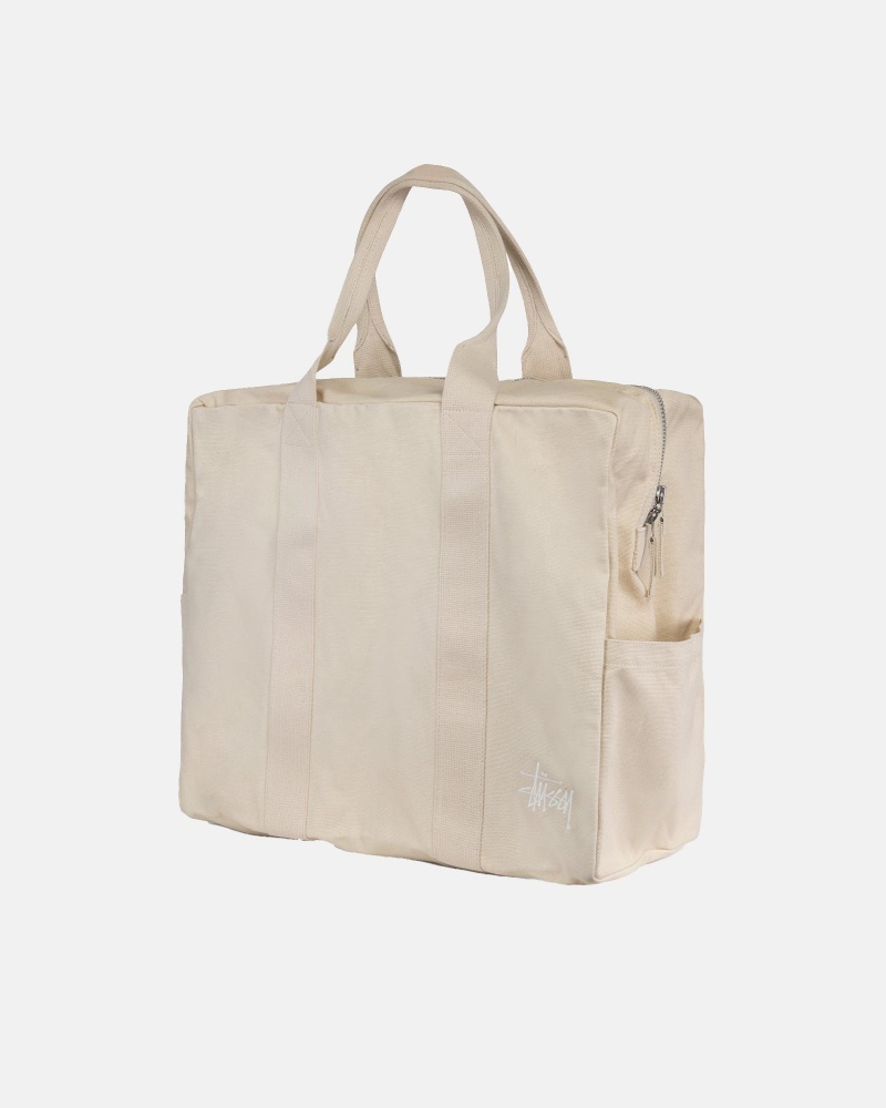 Cabas Stüssy Tela Flight Bag Natural | KC21-K0-WG