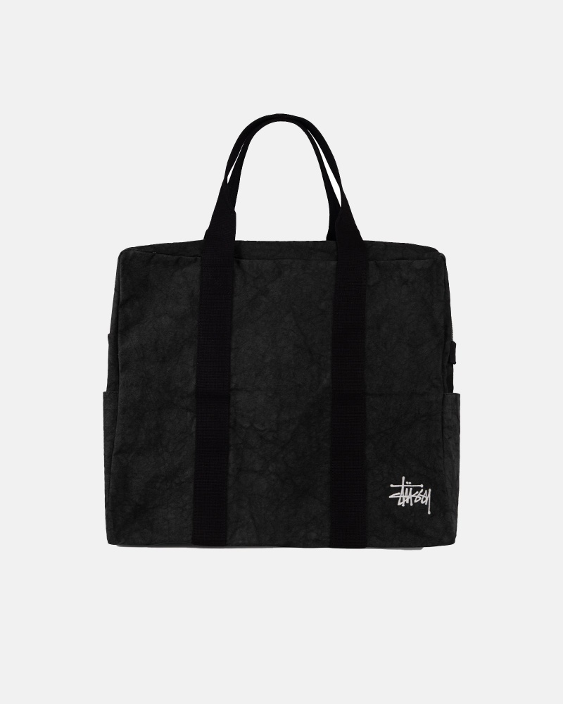 Cabas Stüssy Tela Flight Bag Noir | AO99-M1-LM