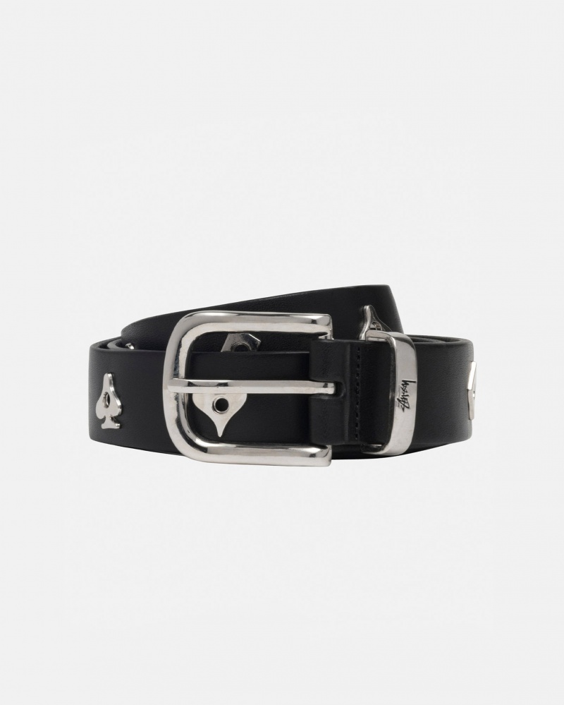 Ceinture Stüssy Royal Suit Robe Belt Noir | DM74-Z0-JG