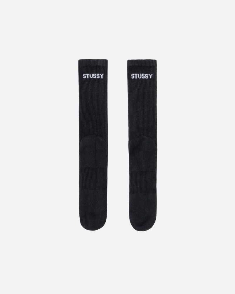 Chaussette Stüssy & Nike Dri-Fit Crew Sock Pack Noir | SC12-E2-BX