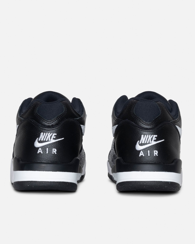 Chaussure Stüssy & Nike Air Flight '89 Low Black/White-White | NN64-J8-XD