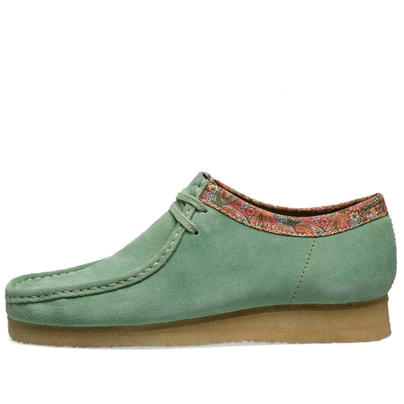 Chaussure Stüssy x Clarks Originale Wallabee Vert | TA03-X3-XO