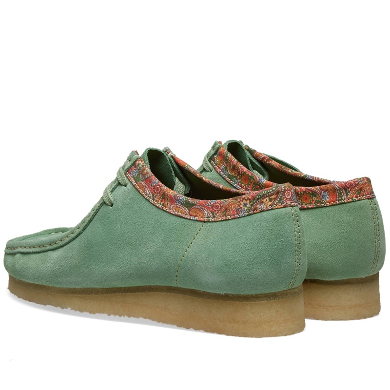 Chaussure Stüssy x Clarks Originale Wallabee Vert | TA03-X3-XO