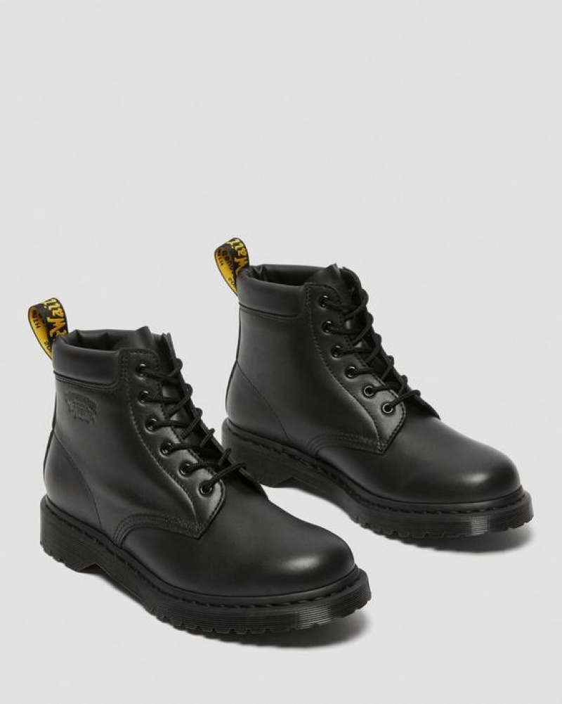 Chaussure Stüssy x Dr. Martens 939 Cuir Ankle Boots Noir | KD08-N6-SU