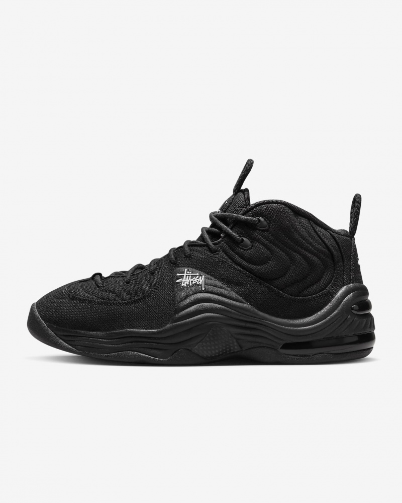 Chaussure Stüssy x Nike Air Penny 2 DQ5674-001 Noir Noir Blanche | YK67-K3-RK