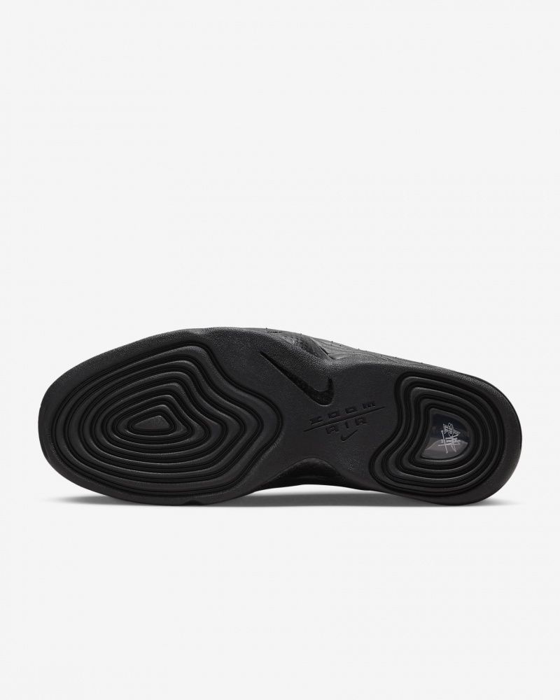 Chaussure Stüssy x Nike Air Penny 2 DQ5674-001 Noir Noir Blanche | YK67-K3-RK