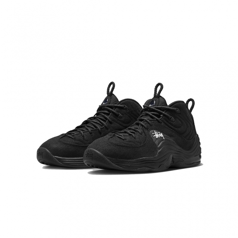 Chaussure Stüssy x Nike Air Penny 2 DQ5674-001 Noir Noir Blanche | YK67-K3-RK