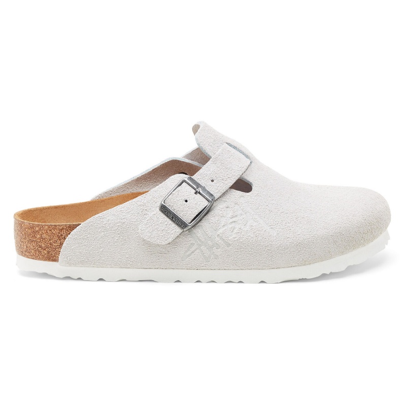 Chaussure Stüssy Stussy Boston Daim Bone | CM80-S3-WL