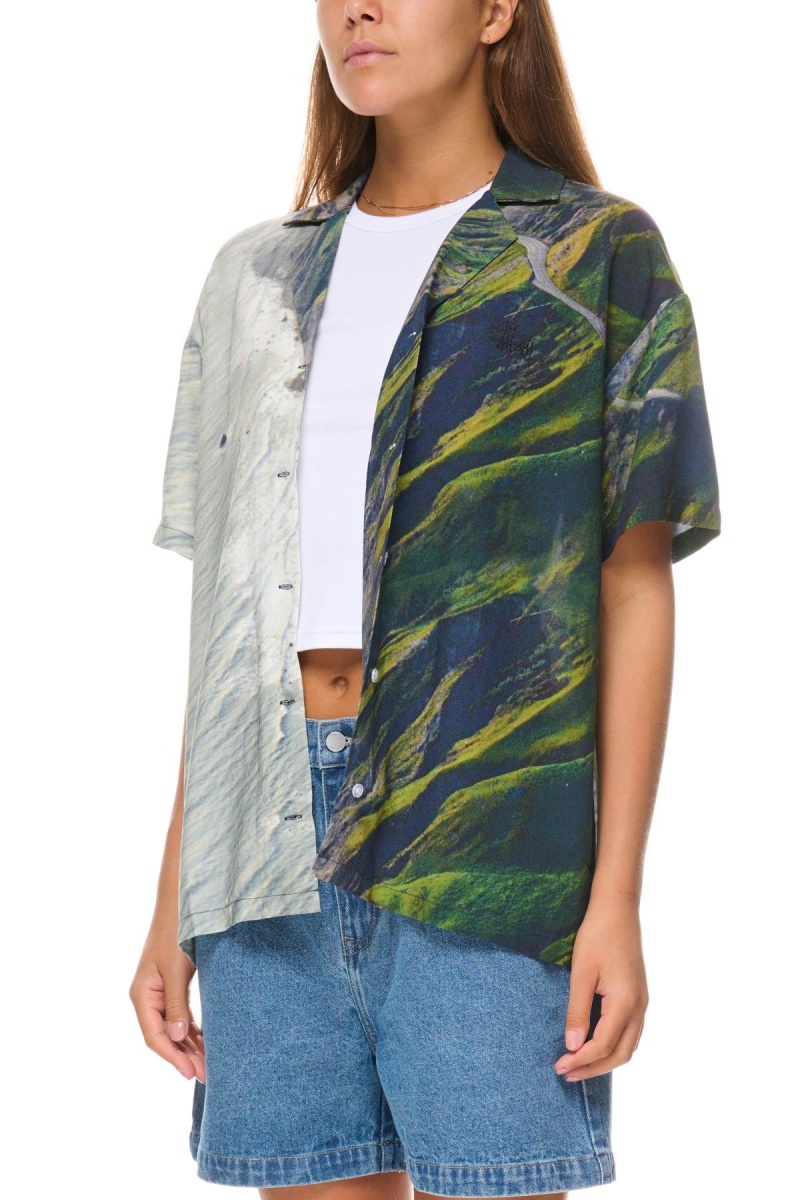 Chemises Stüssy Coastline Os Shirt Coastline | WL85-S6-FH