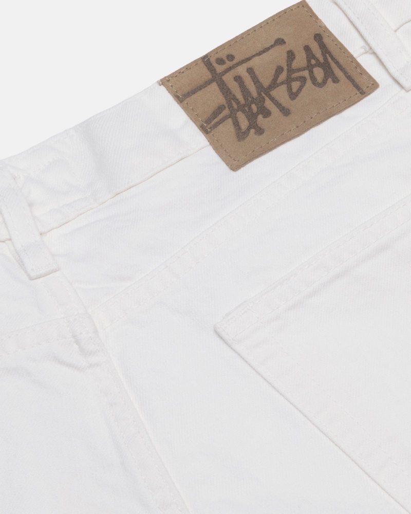 Denim Stüssy Big Ol' Jean Overdyed Bone | LJ55-F8-VO