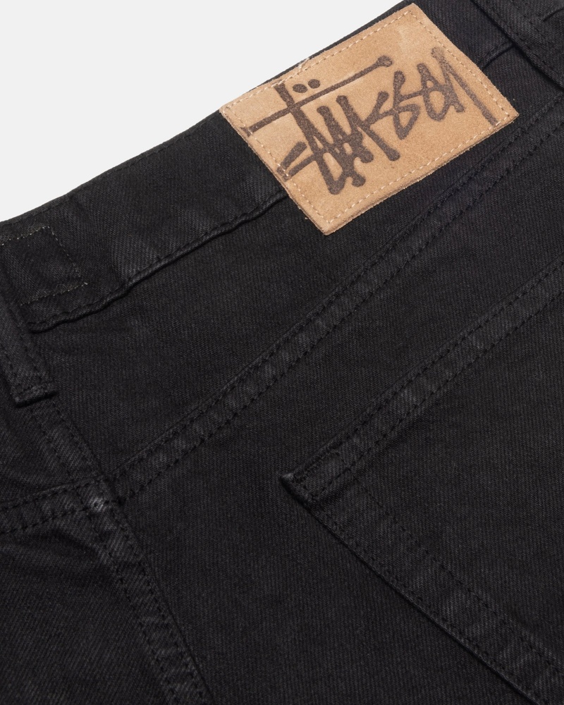 Denim Stüssy Big Ol' Jean Overdyed Noir | GK69-Q6-TC