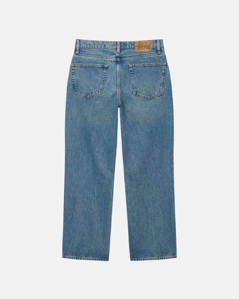 Denim Stüssy Classiche Jean Denim Bleu | IZ08-M6-QU