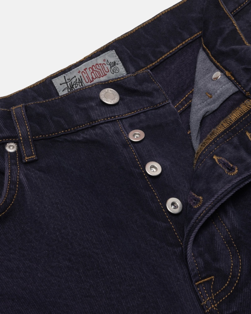 Denim Stüssy Classiche Jean Denim Nightshade | VO52-U5-XH