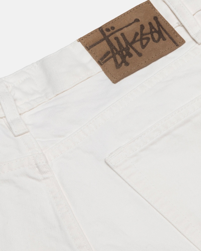 Denim Stüssy Classiche Jean Overdyed Bone | DI06-F7-YC