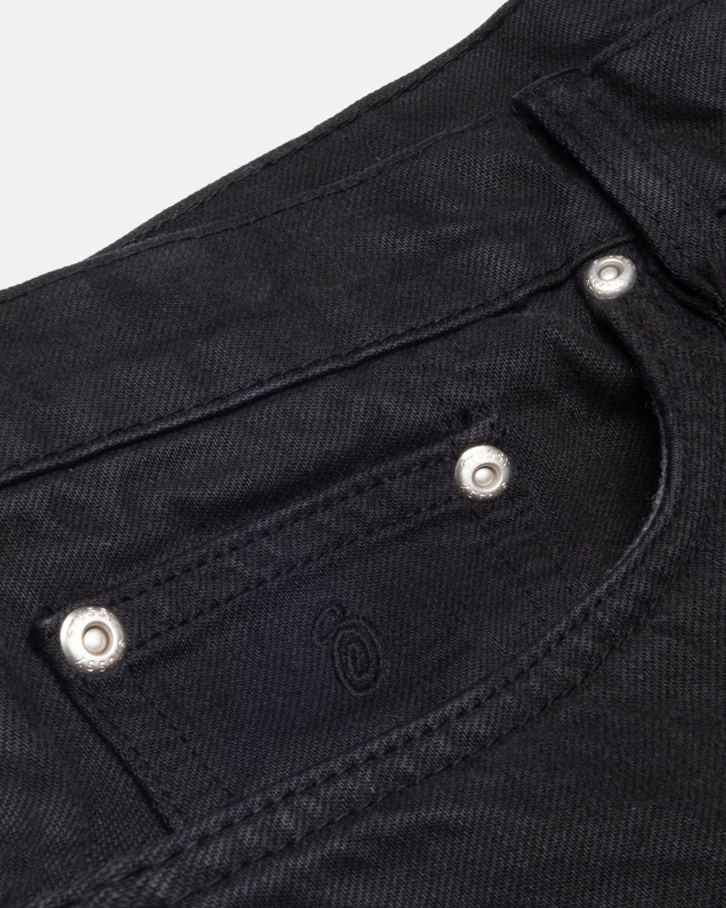 Denim Stüssy Classiche Jean Overdyed Noir | UH60-P7-CA