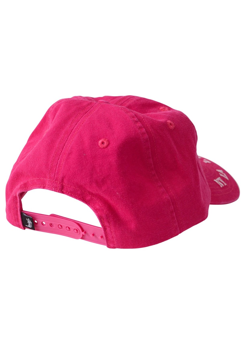 Hats & Beanies Stüssy Worldwide Low Pro Cap Rose | VK15-S9-DL