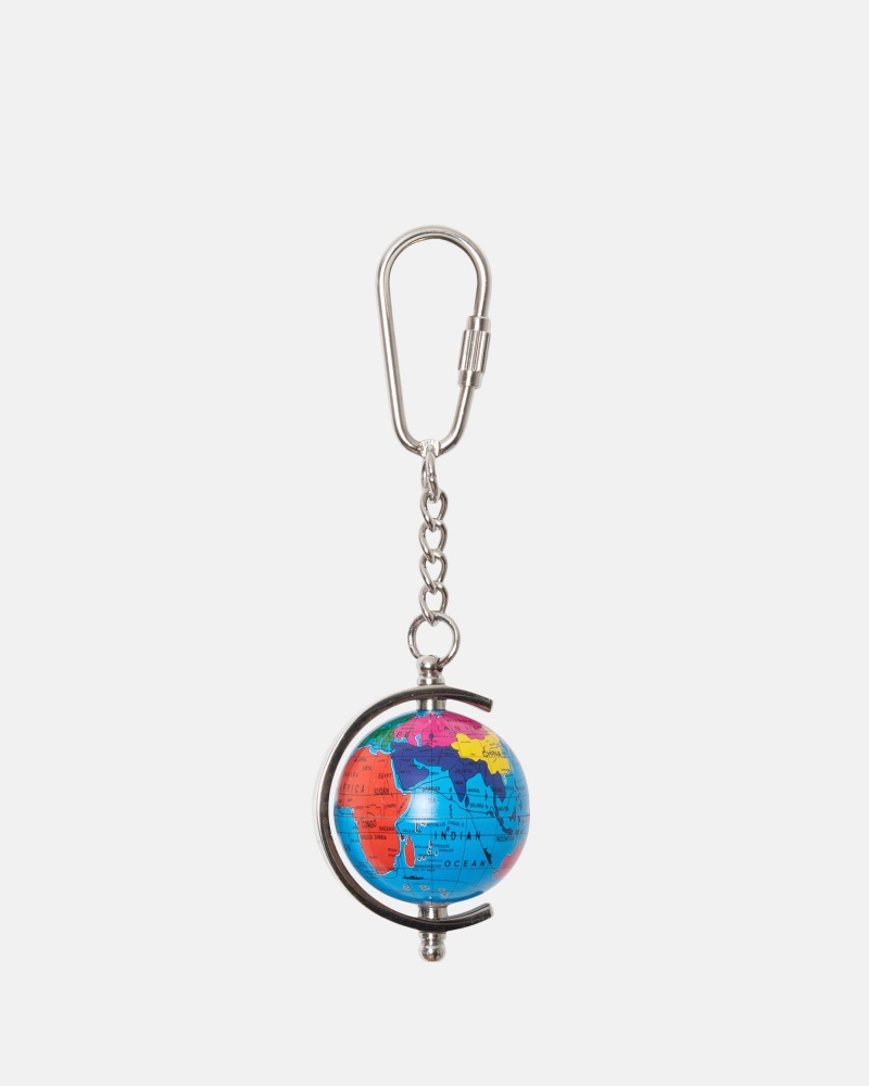 Key Chain Stüssy Globe Keychain Multi | CI70-P4-CT