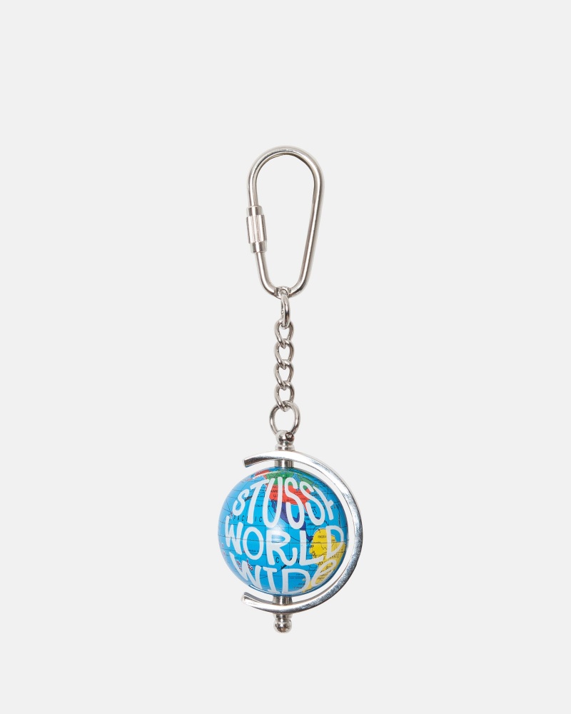 Key Chain Stüssy Globe Keychain Multi | CI70-P4-CT