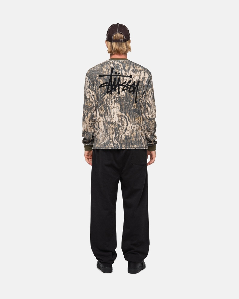 Long Sleeve Knit Stüssy Basic Stock Ls Thermal Camouflage | YD67-V4-LI