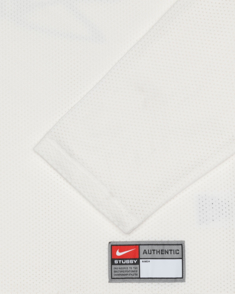 Long Sleeve Knit Stüssy & Nike Dri Fit Mesh Jersey Sail | YI09-A3-HF