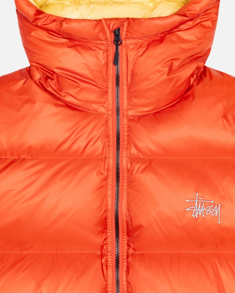 Long Sleeve Outerwear Stüssy Down Parka Micro Ripstop Cayenne | DW46-R3-YF