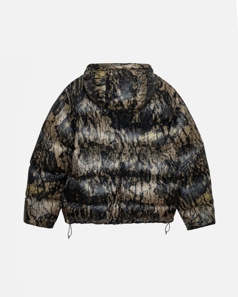 Long Sleeve Outerwear Stüssy Down Parka Micro Ripstop Camouflage | YM60-T4-GB