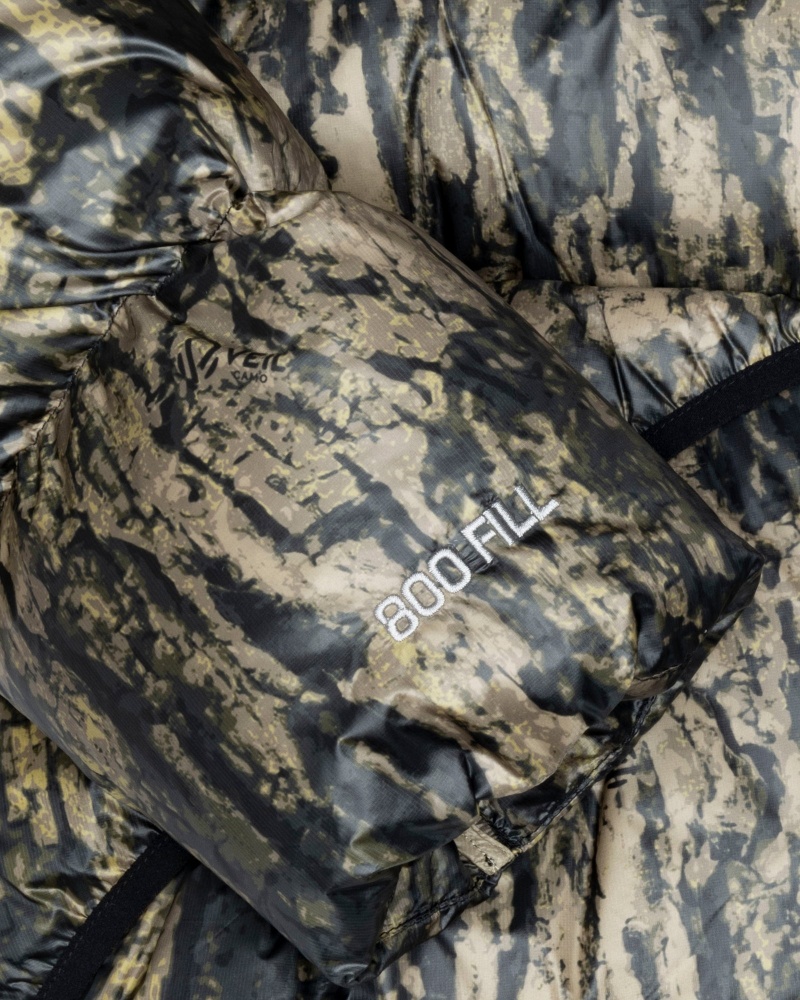 Long Sleeve Outerwear Stüssy Down Parka Micro Ripstop Camouflage | YM60-T4-GB