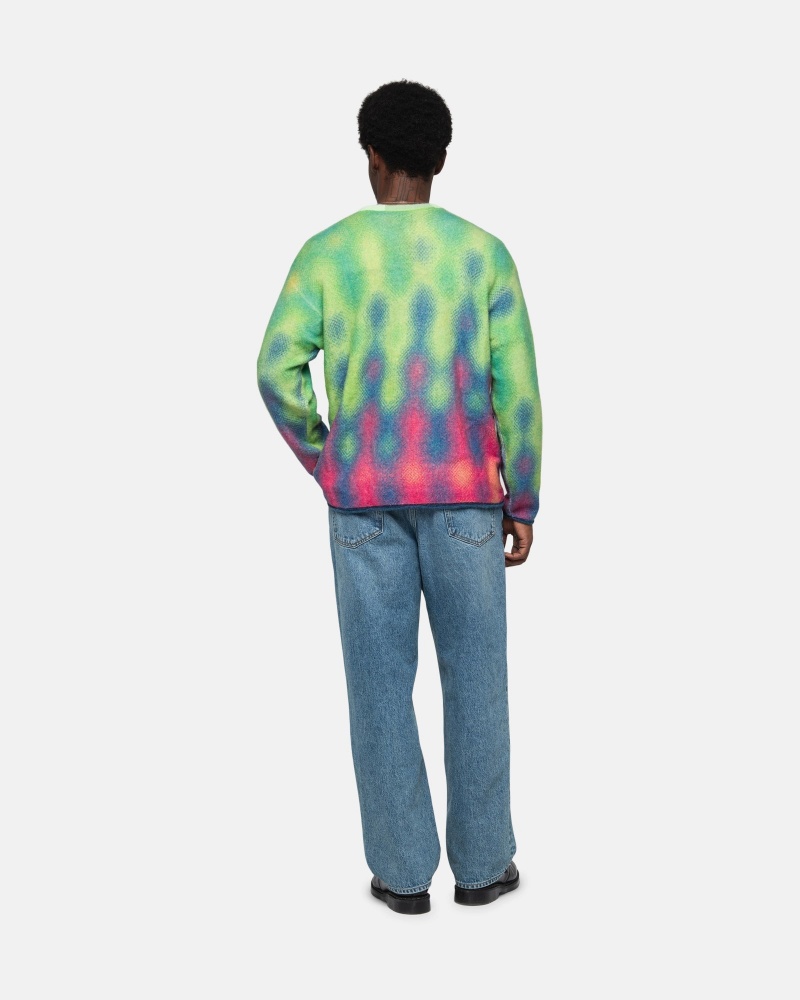 Long Sleeve Sweater Stüssy Gradient Dot Brushed Pull Multi | PV81-V3-CF