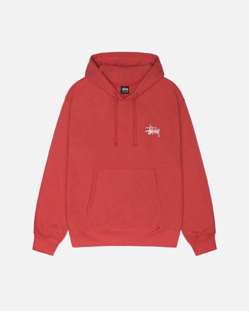 Long Sleeve Sweatshirt Stüssy Basic Stussy Hoodie Pepper | AF29-N2-LT