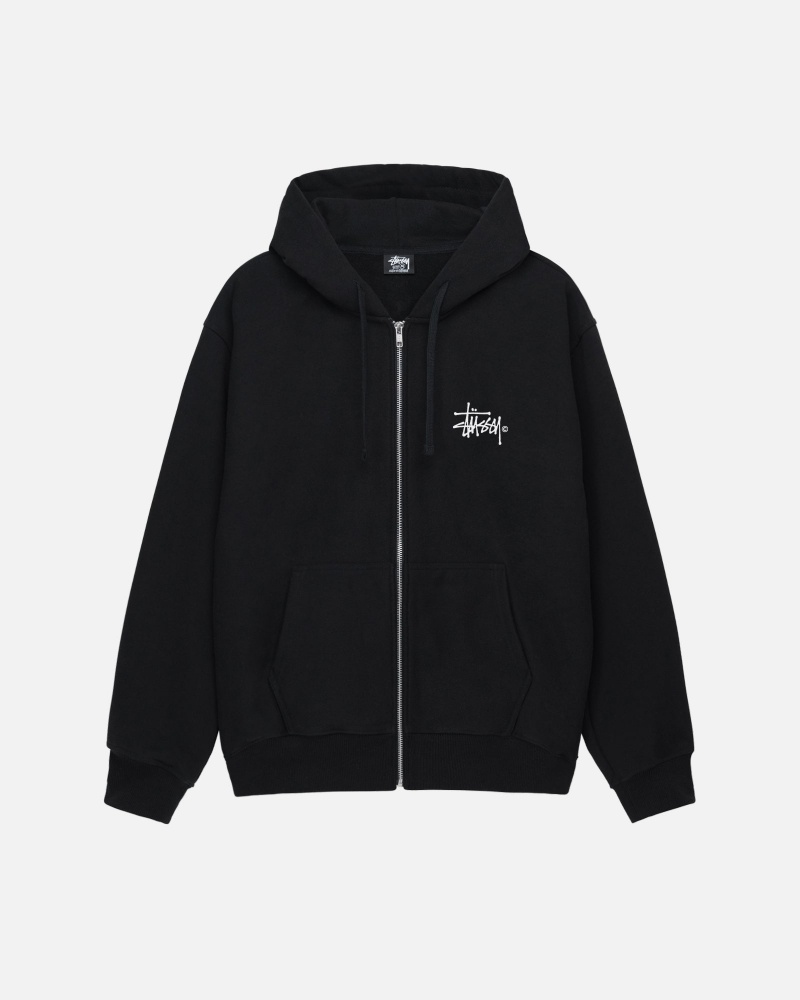 Long Sleeve Sweatshirt Stüssy Ist Venus Zip Hoodie Noir | KL71-Q2-GB