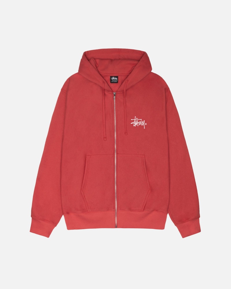 Long Sleeve Sweatshirt Stüssy Ist Venus Zip Hoodie Pepper | UF72-H8-YV