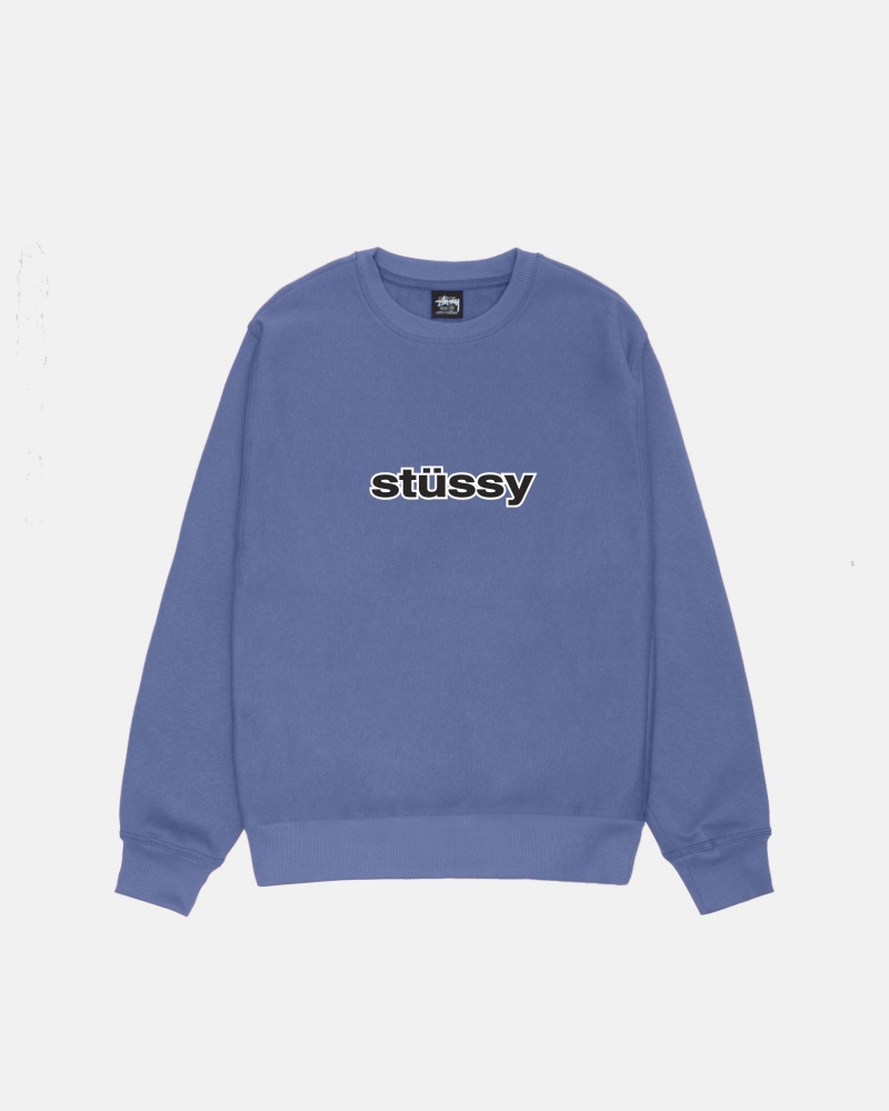 Long Sleeve Sweatshirt Stüssy SS-Link Crew Storm | AG70-O1-LD