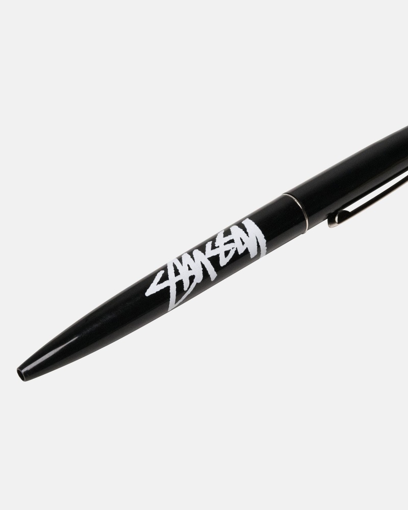 Novelty Home Stüssy Bic Clip Pen Noir | GV54-Q5-MH