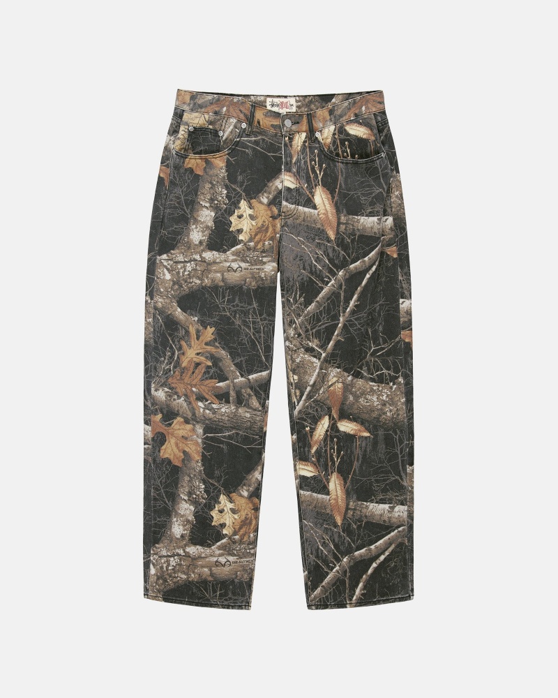 Pantalon Stüssy Big Ol\' Jean Realtree Edge Noir | JM12-P5-OB