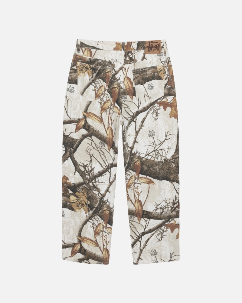 Pantalon Stüssy Big Ol' Jean Realtree Edge Snow | TV91-J4-HR