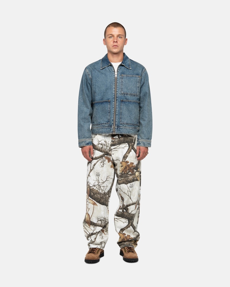 Pantalon Stüssy Big Ol' Jean Realtree Edge Snow | TV91-J4-HR