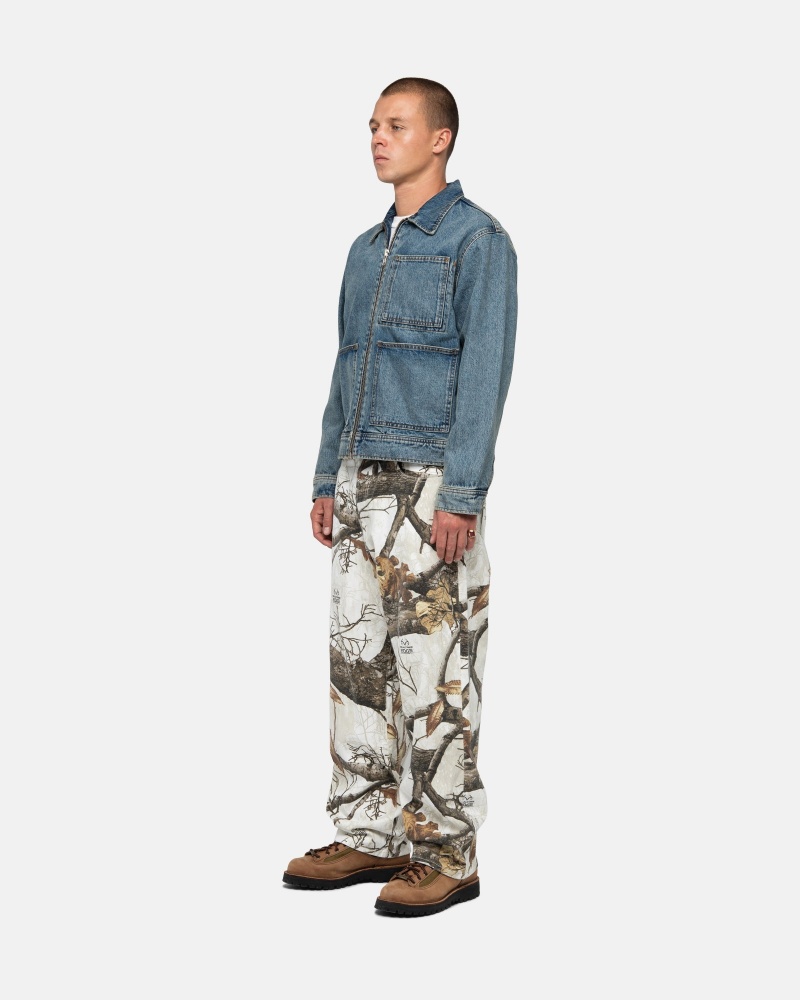 Pantalon Stüssy Big Ol' Jean Realtree Edge Snow | TV91-J4-HR