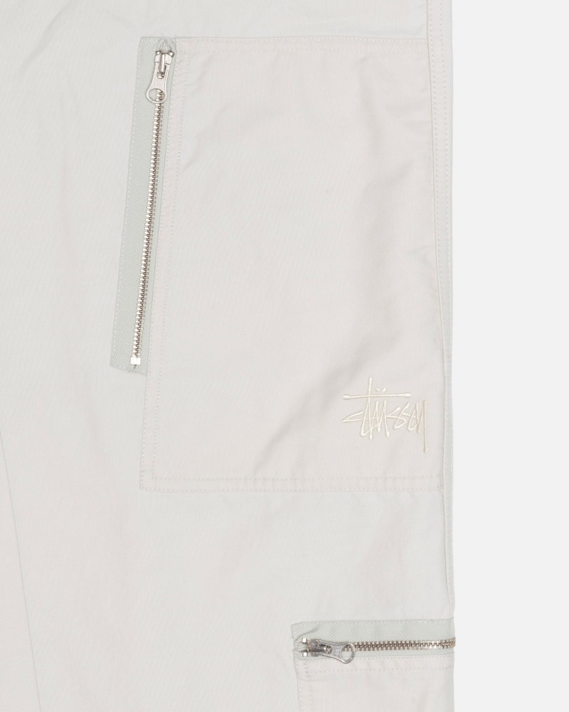 Pantalon Stüssy Nyco Flight Pant Blanche | LX22-G0-QT