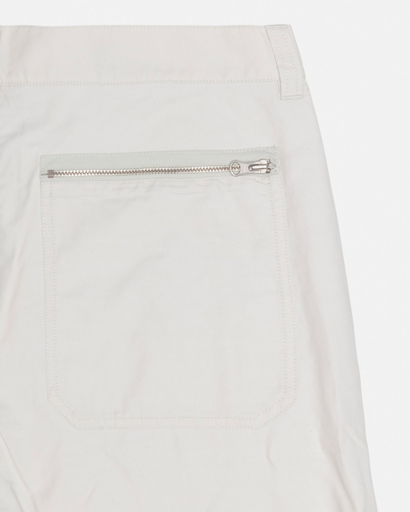 Pantalon Stüssy Nyco Flight Pant Blanche | LX22-G0-QT