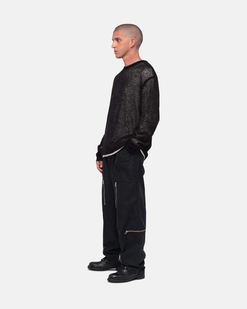 Pantalon Stüssy Nyco Flight Pant Noir | ED83-B7-JJ