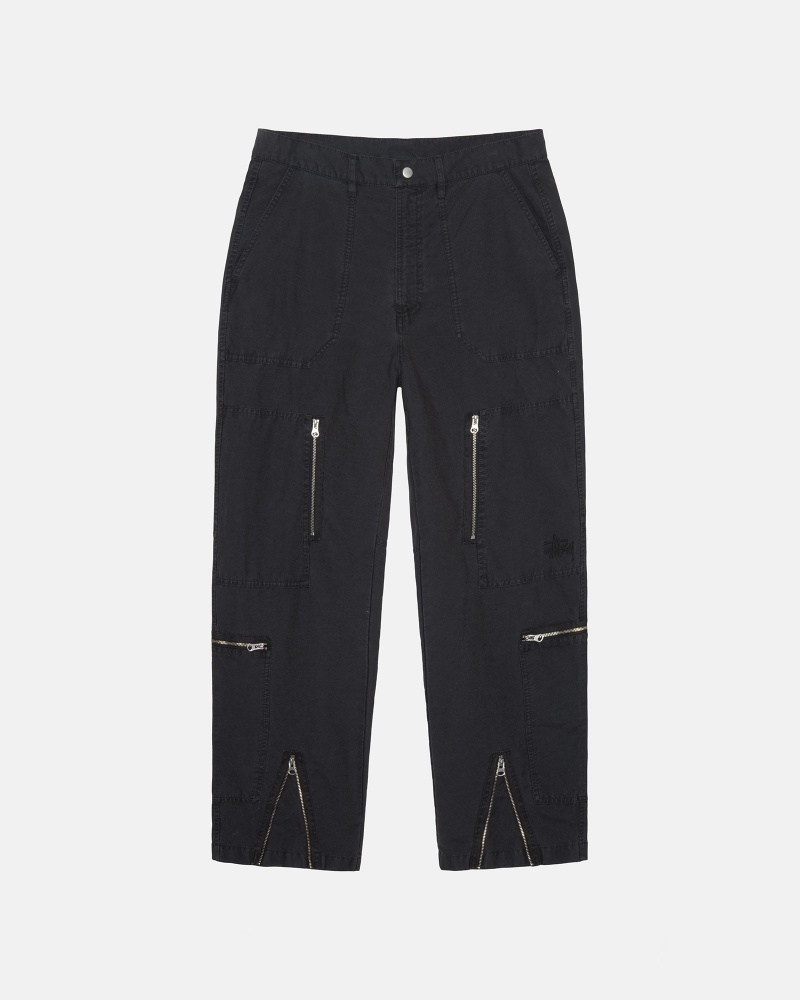 Pantalon Stüssy Nyco Flight Pant Noir | ED83-B7-JJ