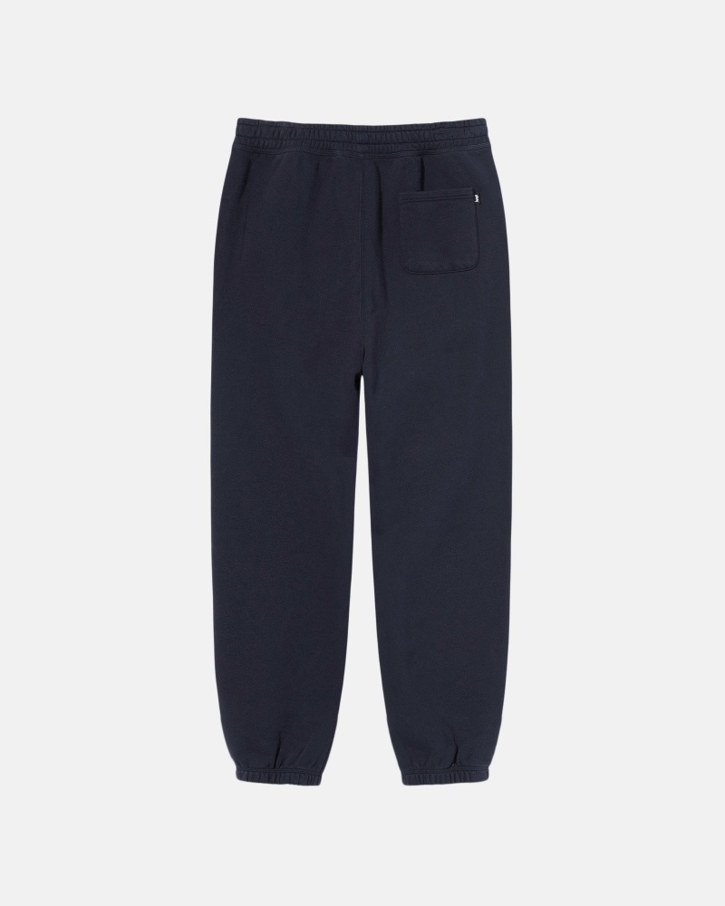 Pantalon Stüssy Stock Logo Sweatpant Bleu Marine | HG95-N1-ZH