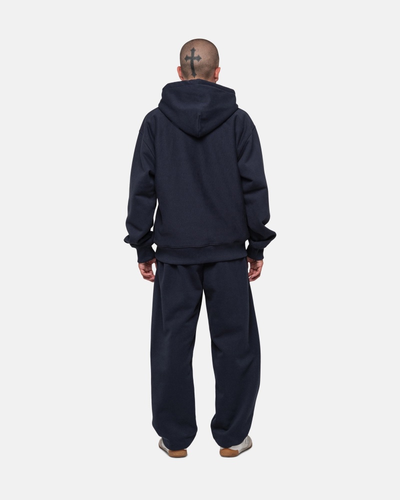 Pantalon Stüssy Stock Logo Sweatpant Bleu Marine | HG95-N1-ZH